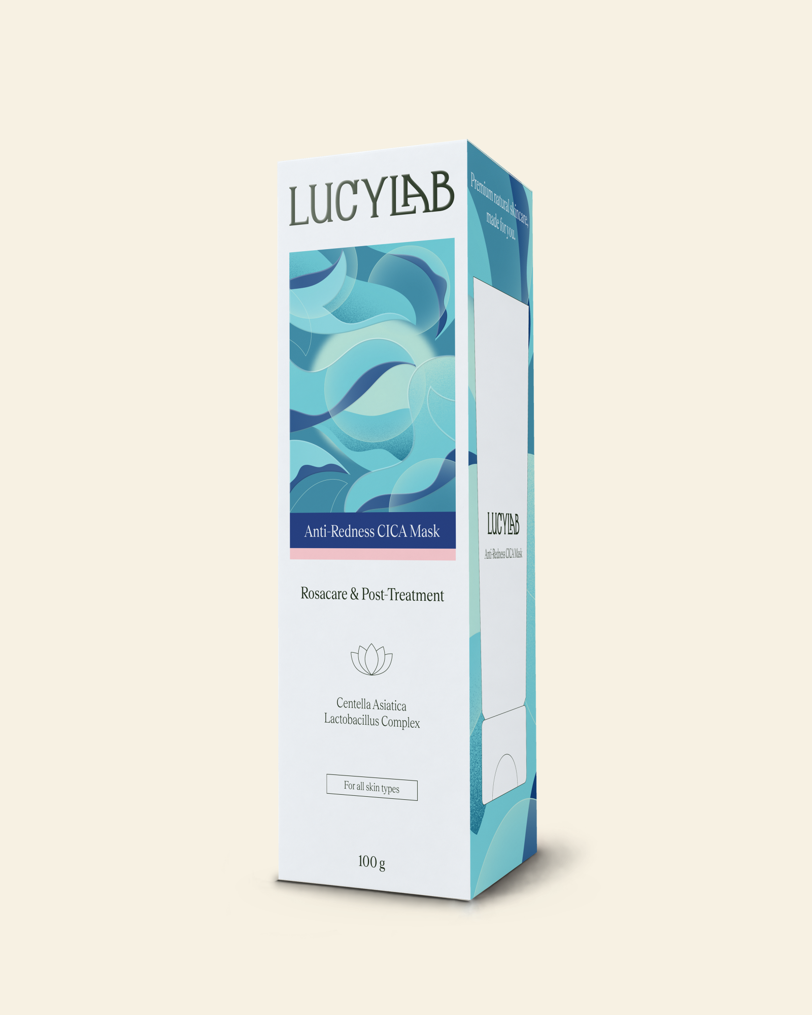 Upokojujúca CICA maska proti začervenaniu 100 g | LucyLab