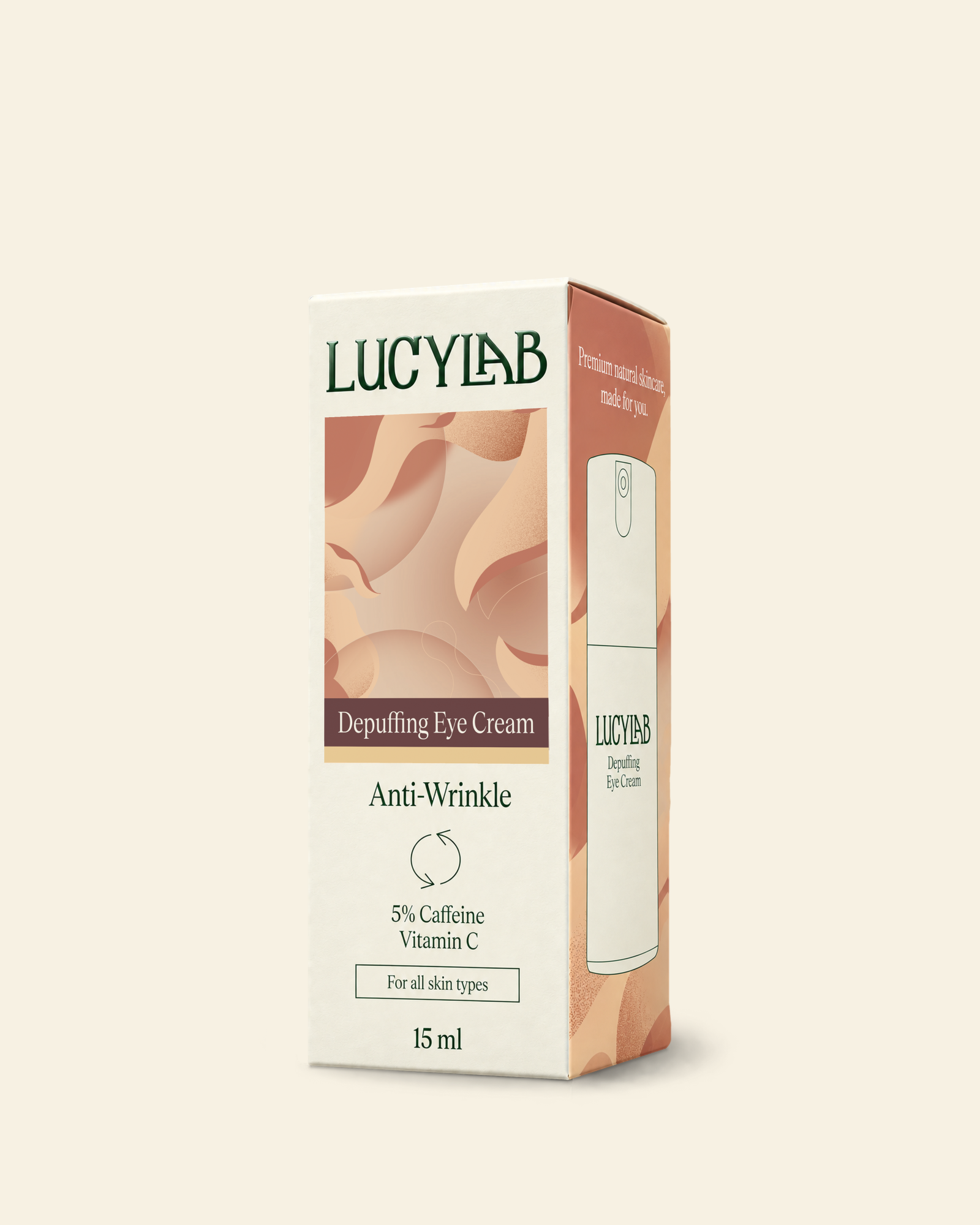 Výživný očný krém s kofeínom 15 ml | LucyLab