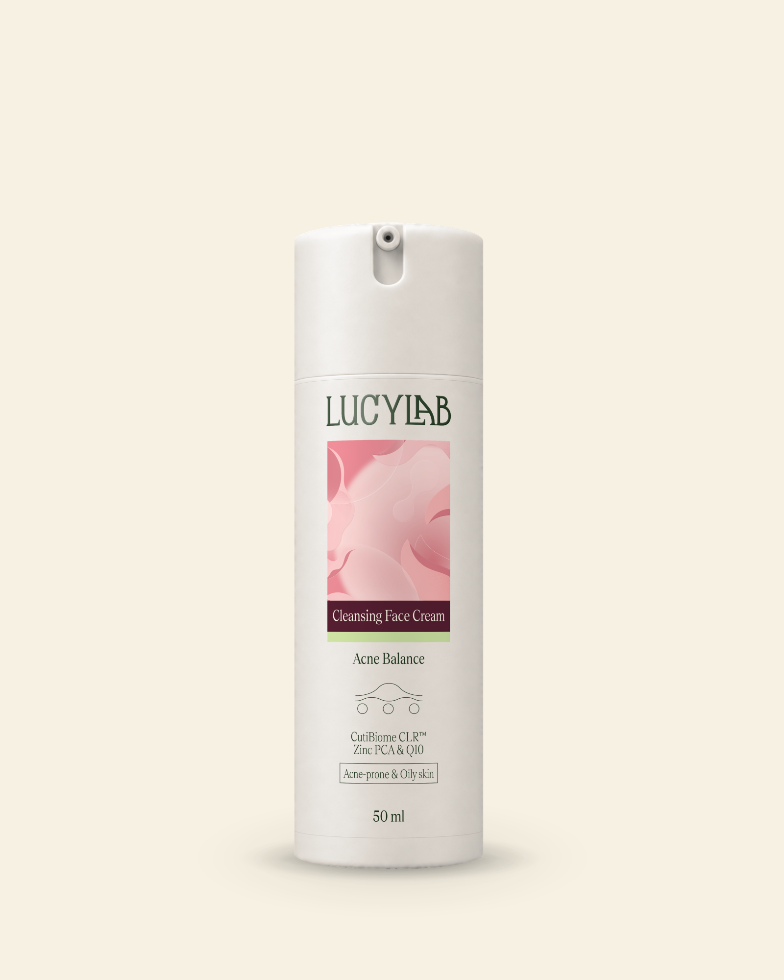 Čistiaci pleťový krém na akné 50 ml | LucyLab
