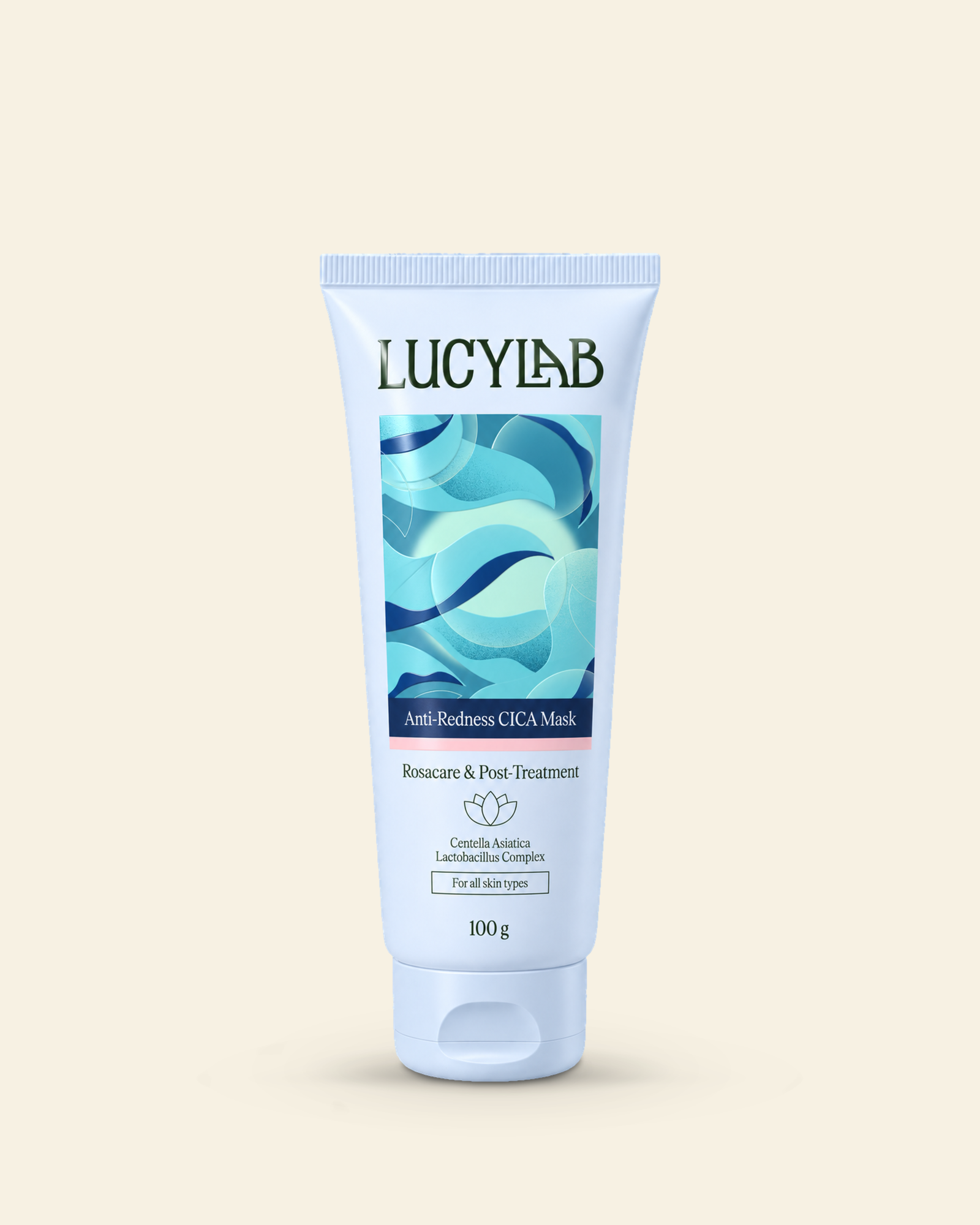 Upokojujúca CICA maska proti začervenaniu 100 g | LucyLab
