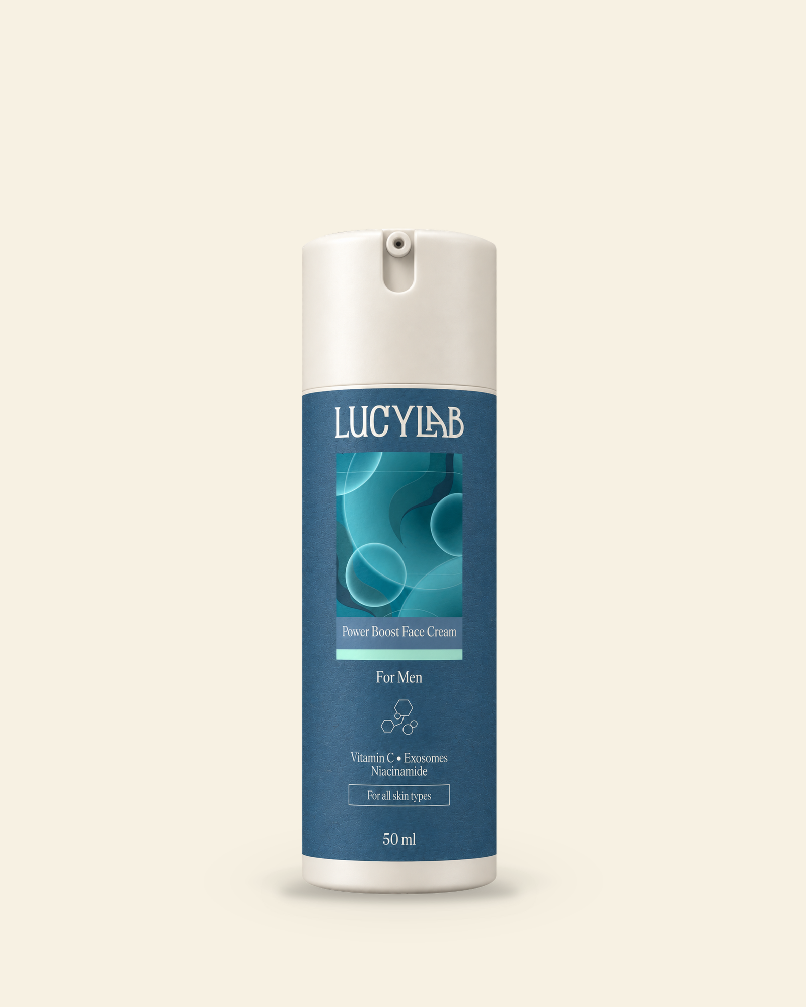 Posilňujúci pleťový krém pre mužov 50 ml | LucyLab