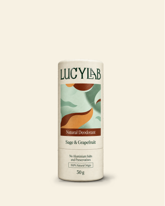 Prírodný dezodorant šalvia a grapefruit 30 g | LucyLab