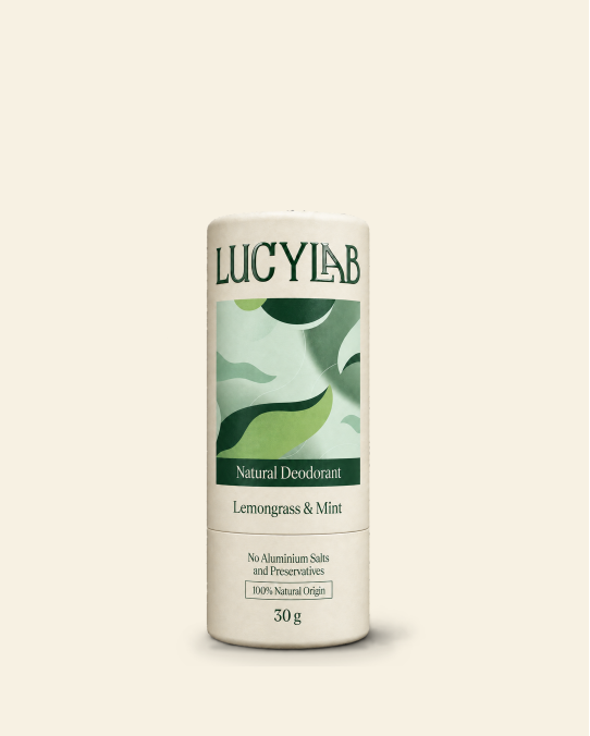 Prírodný dezodorant - citrónová tráva - mäta 30 g | LucyLab