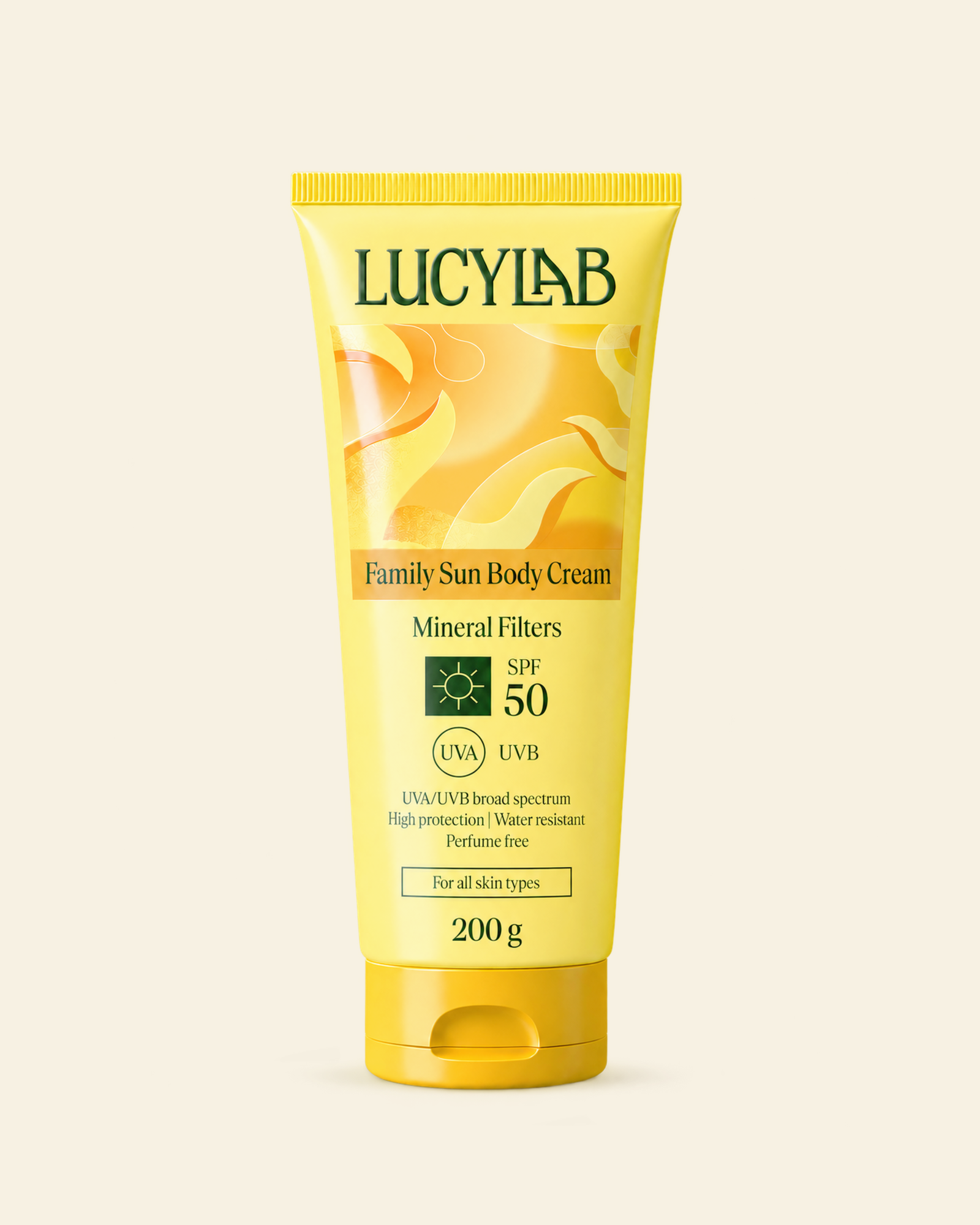 Ochranný telový krém SPF 30, 200 g | LucyLab