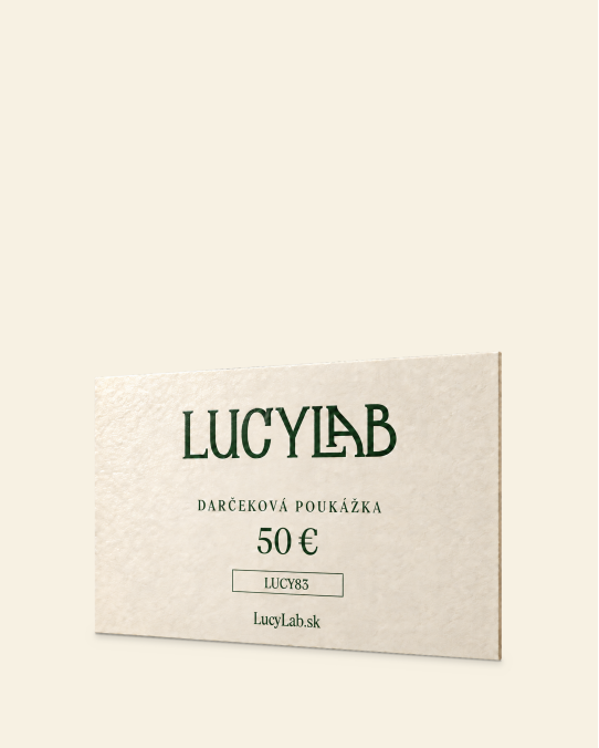 Darčeková poukážka 50€ (Papierová) | LucyLab