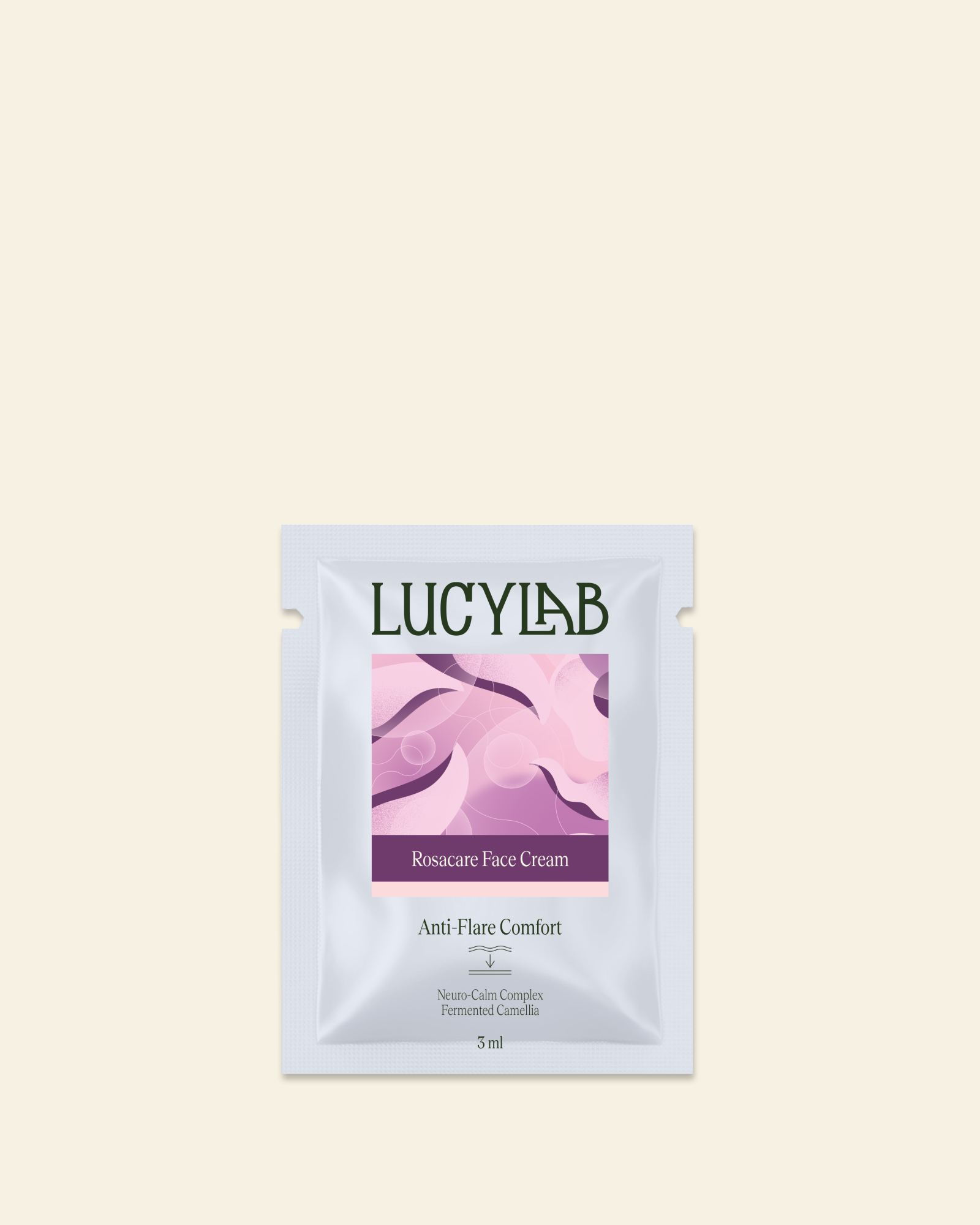 Vzorka - Upokojujúci pleťový krém proti začervenaniu 3 ml | LucyLab