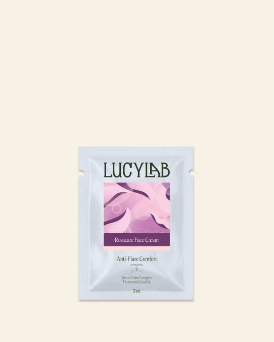 Vzorka - Upokojujúci pleťový krém proti začervenaniu 3 ml | LucyLab