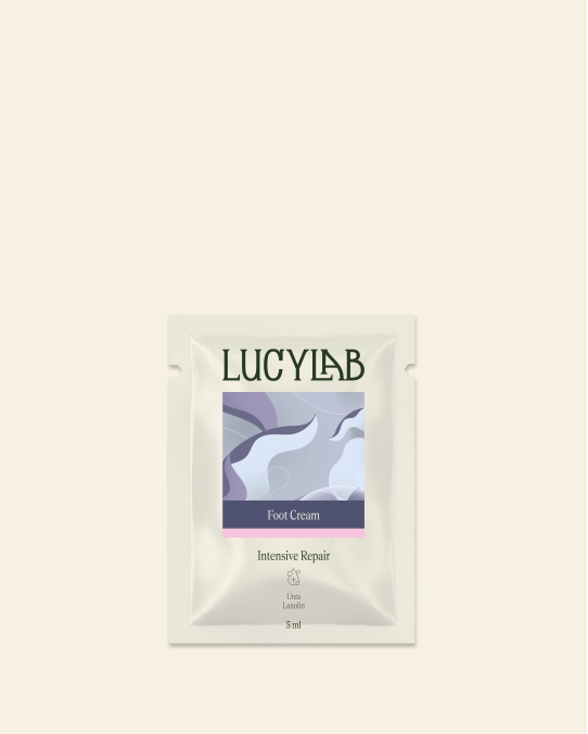 Vzorka - Zvláčňujúci krém na nohy 5 ml | LucyLab