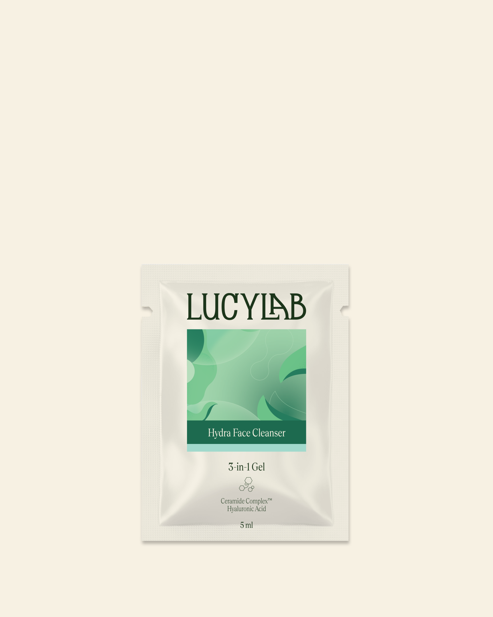Vzorka - Čistiaci gél na pleť - hydratačný 3 v 1, 5 ml | LucyLab