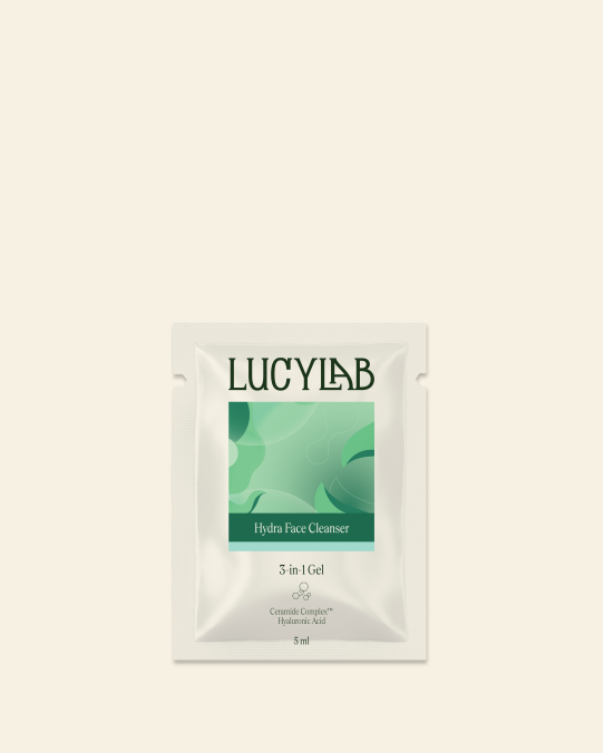 Vzorka - Čistiaci gél na pleť - hydratačný 3 v 1, 5 ml | LucyLab